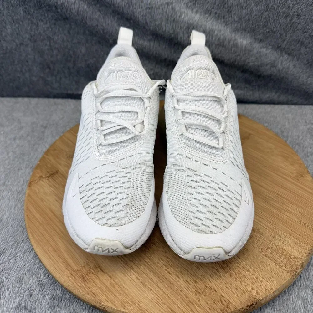 Nike Air Max 270 Shoes Boys Size 6.5Y White Running Sneakers 943345-103